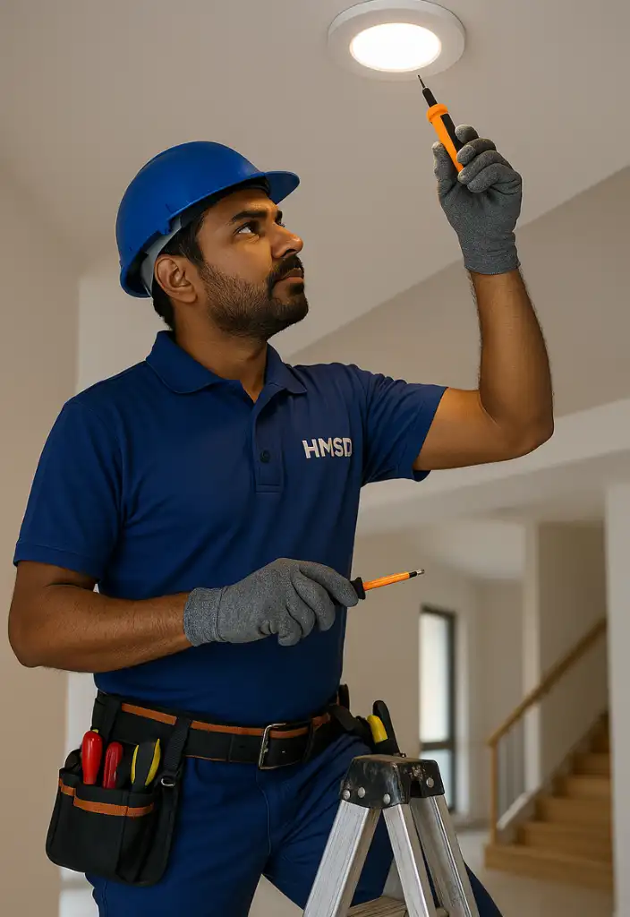 Electrical light fixing service in Nad Al Hammar Dubai