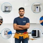 Plumber showing expertise in water filter installation in Dubai, ensuring safe connections, proper fitting, and clean drinking water supply for homes and offices.