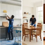 Expert furniture polishing service in Dubai, restoring shine and enhancing the appearance of your furniture.